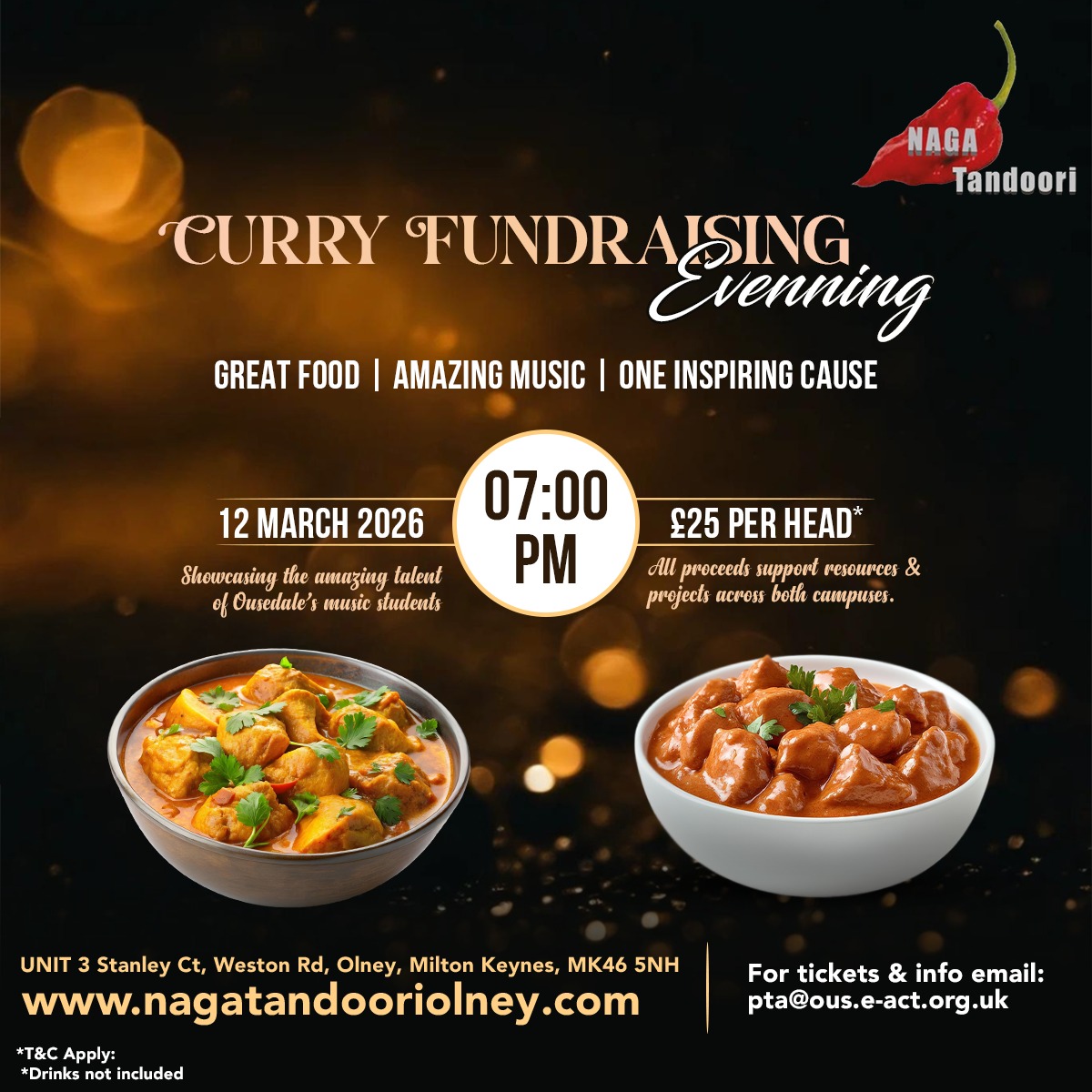 NAGA TANDOORI Olney images welcome image